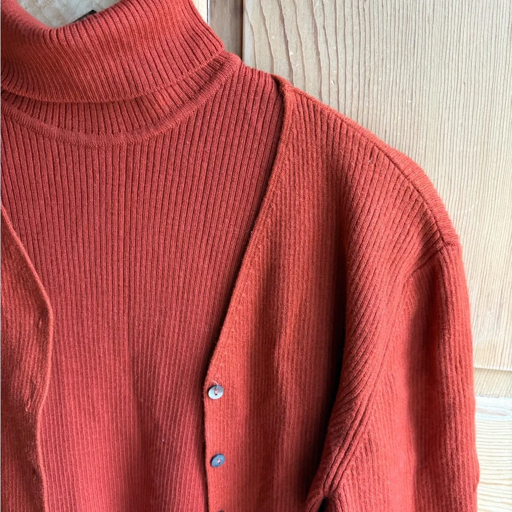 Lord & Taylor Merino Wool Two-Piece Sweater Set | Quiet Luxury | Size XL - Picture 2 of 5